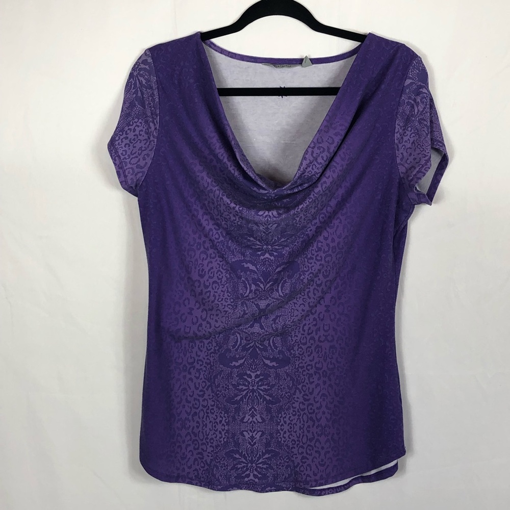 Athleta | cheetah print t-shirt